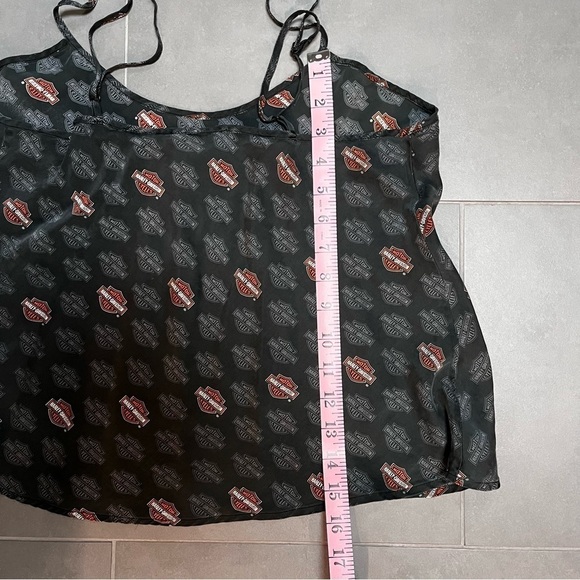 HARLEY-DAVIDSON 100% Washable Silk Tank Top. Size M - Picture 8 of 9